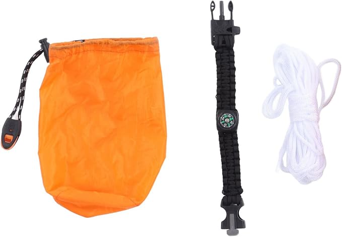 Silver tent + outer bag + bracelet