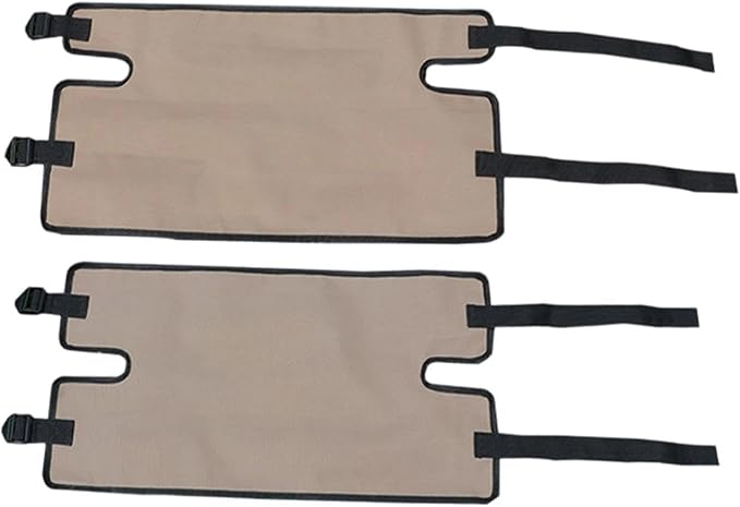 Khaki 37×66cm Seat Cushion & Backrest
