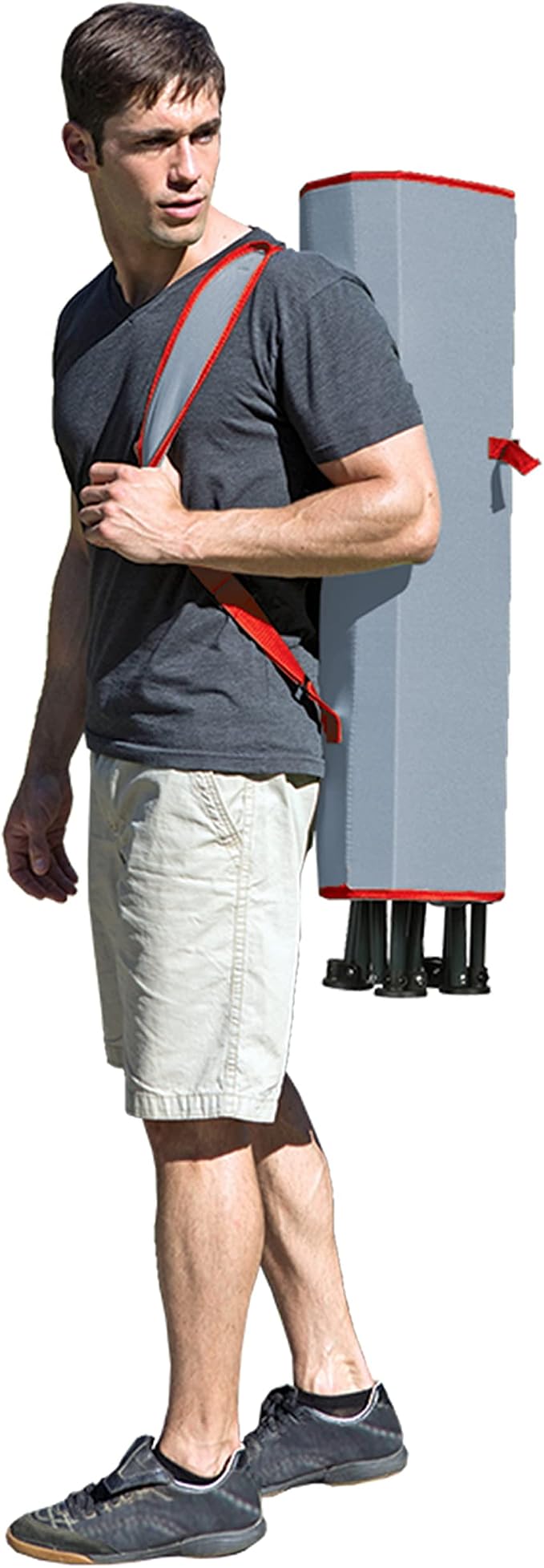 Grey/Red