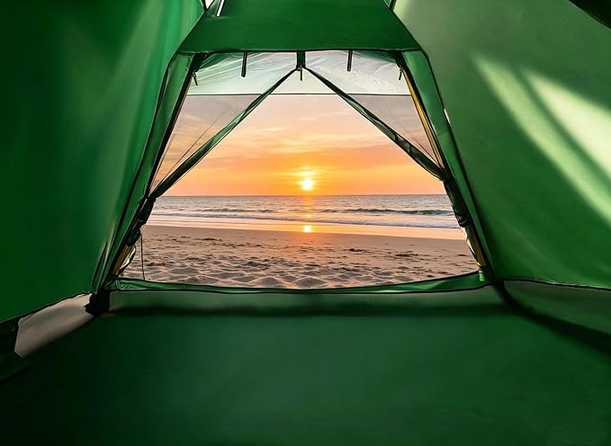 Square Roof Tent | Green | 4 Person