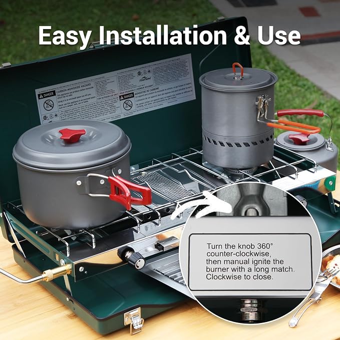 Green-3 burner-20400BTU