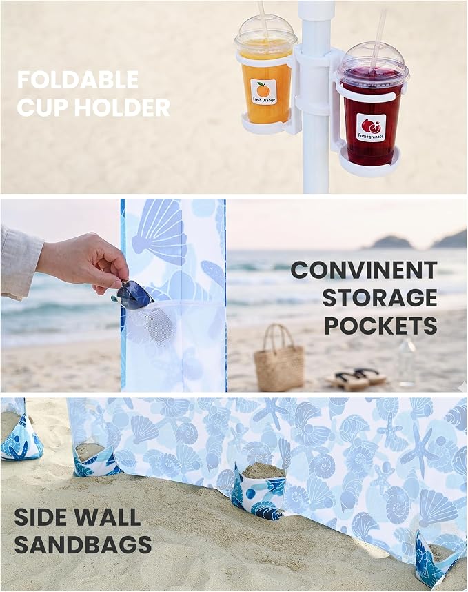 8' x 8' Sea Life Dual-Fold