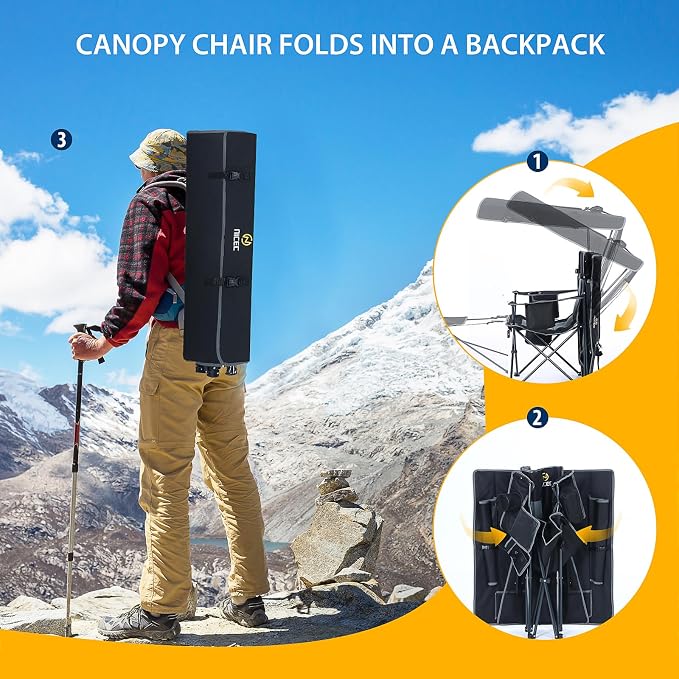 2-pack Heated Chair Black&grey