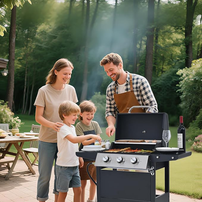 Black 3 Burner, 25650 BTU