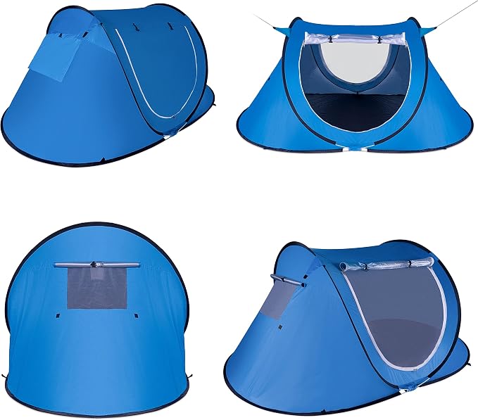 blue tent