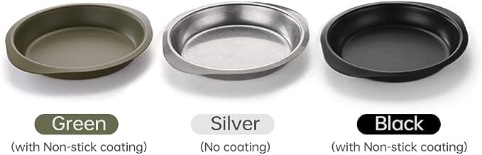 Black with nonstick coating