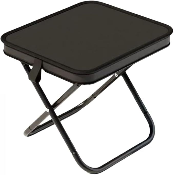 Black, Small Folding Stool