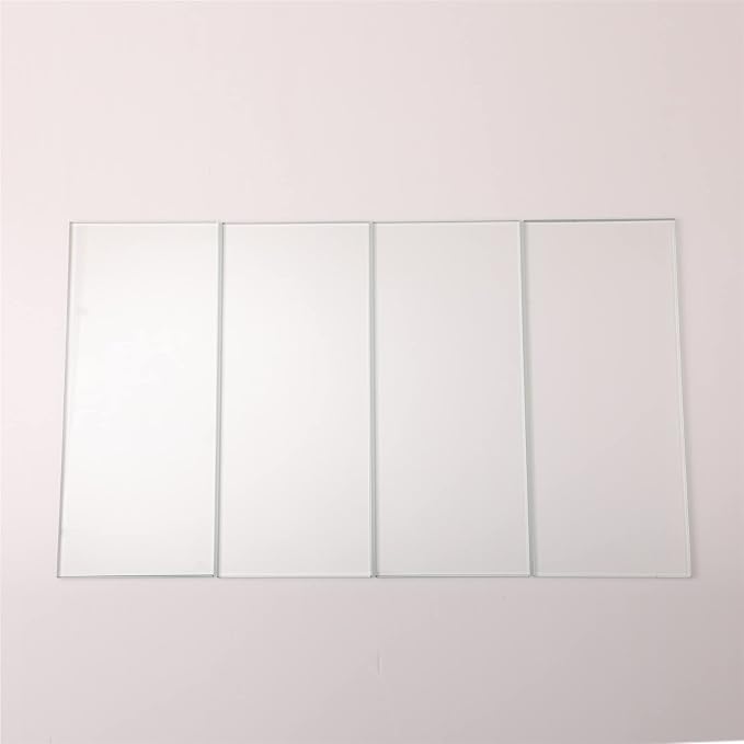 Square Glass Wind Guard for 32in Table