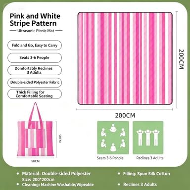 Pink and White Stripes