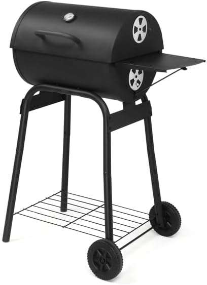 Charcoal BBQ Grill Station