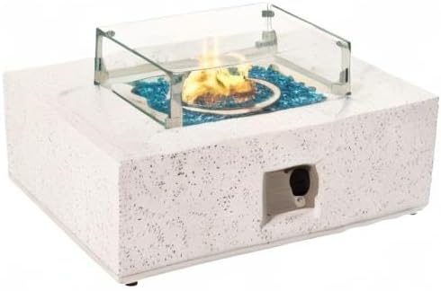Terrazzo White+Blue Glass