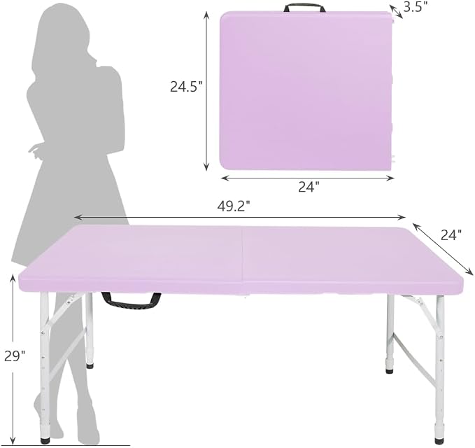 4ft Light Purple