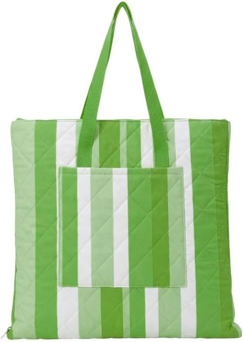 Green and White Stripes