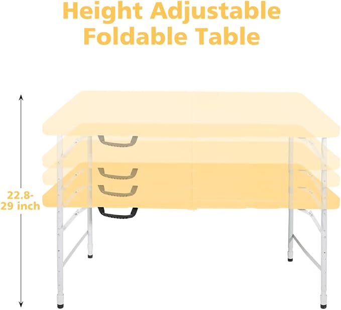 4ft Light Yellow