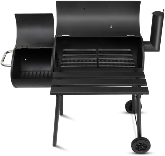 Barrel Grill with Offset Smoker
