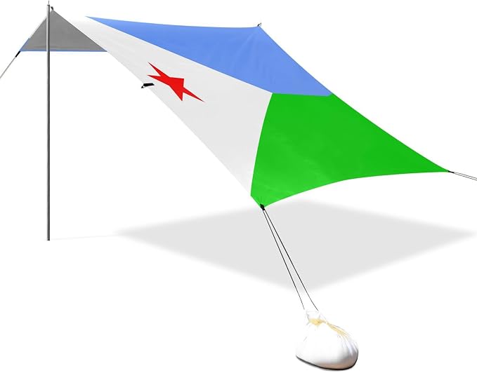 National Flag of Djibouti