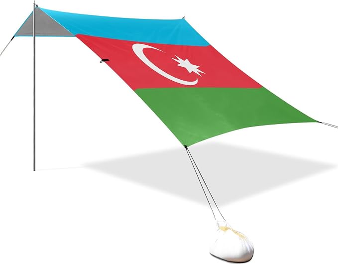 National Flag of Azerbaijan