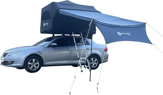 Black with 90° Awning