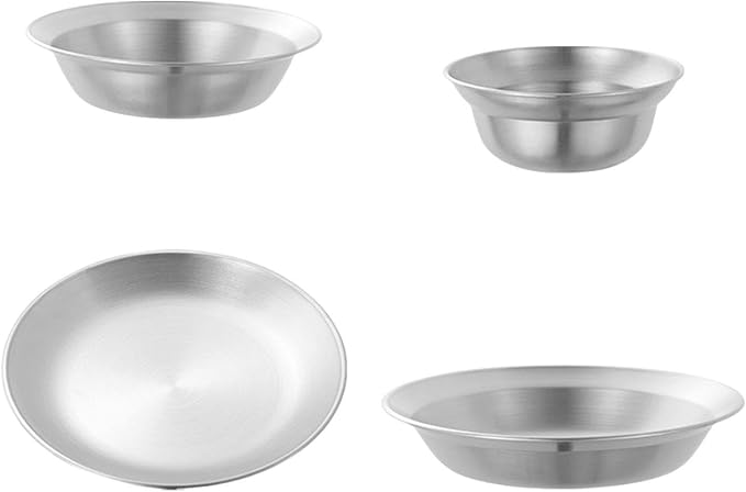 4pcs Silver