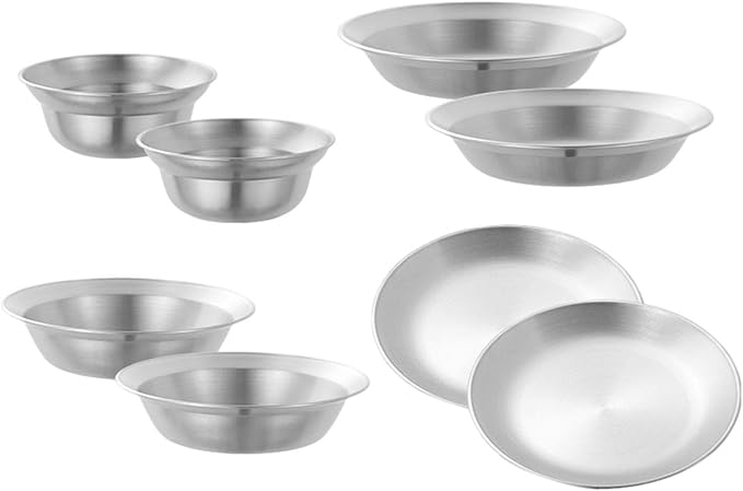 8PCS Silver