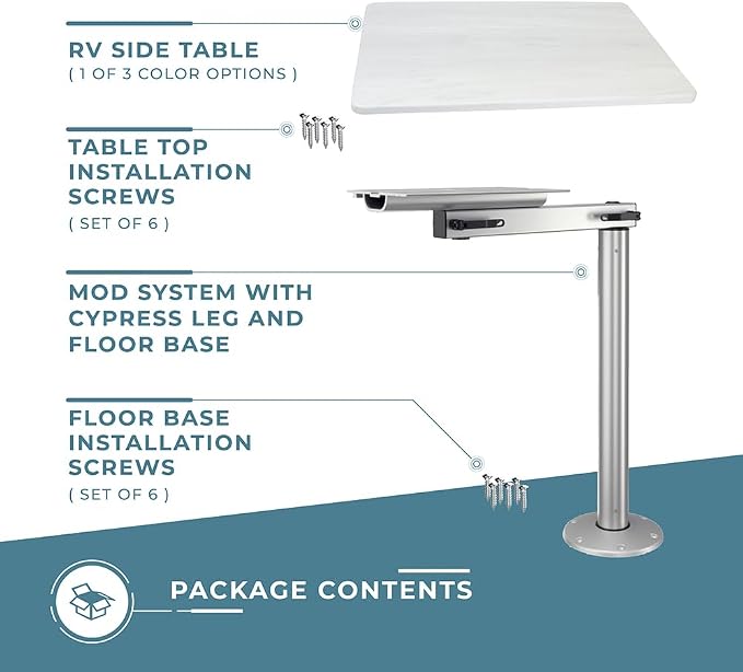 Grey Shiplap Table Top W/ Silver Mod With Cypress Table Leg