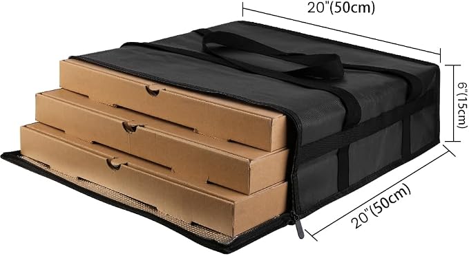 Black Bag with Drink Carrier