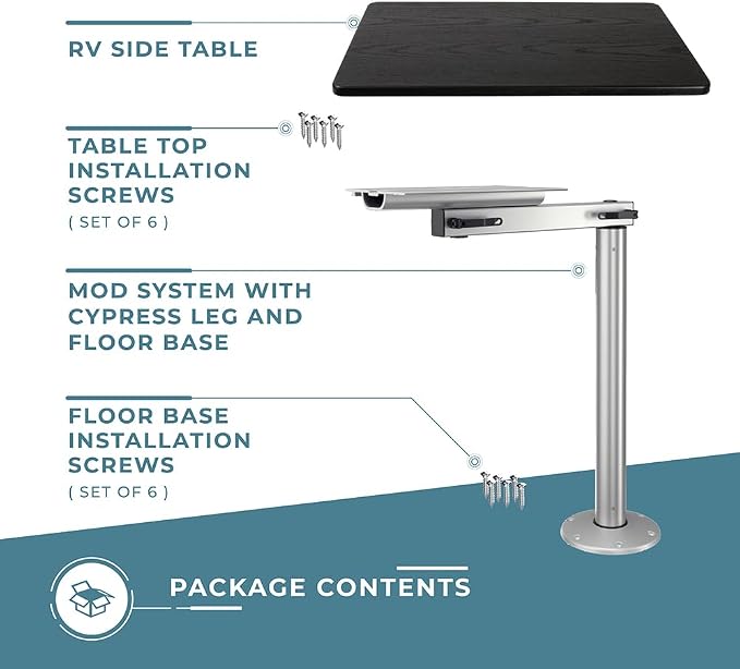Black Shiplap Table Top W/ Silver Mod With Cypress Table Leg