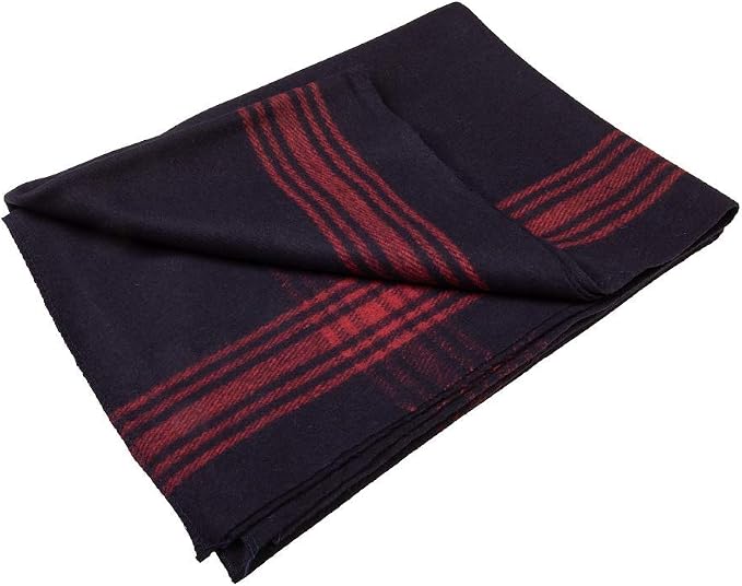 Navy With Red Stripes