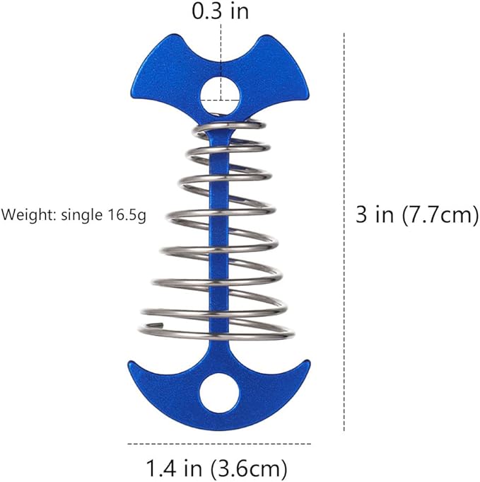 10Pcs Blue