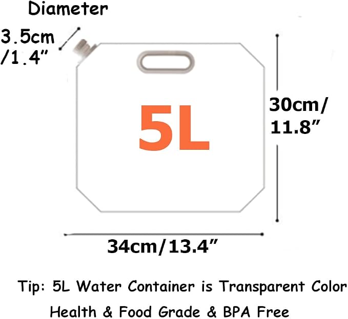 1.3Gallon/5L--12 packs