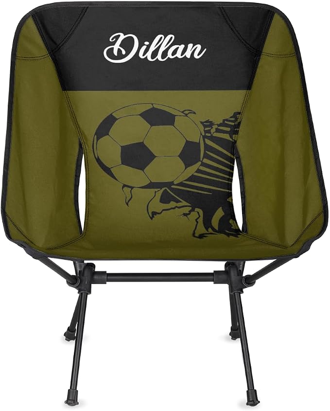 Custom Camping Chair With Name, Personalized Portable Backpacking Chair Lightweight Folding Chair fo