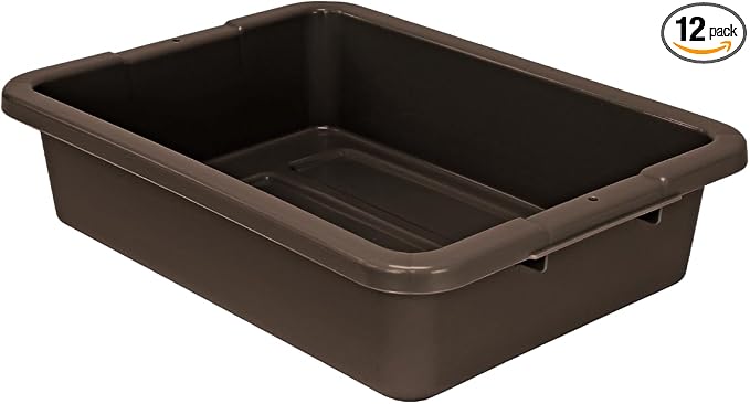 Ribbed Bottom Brown 12 Pack