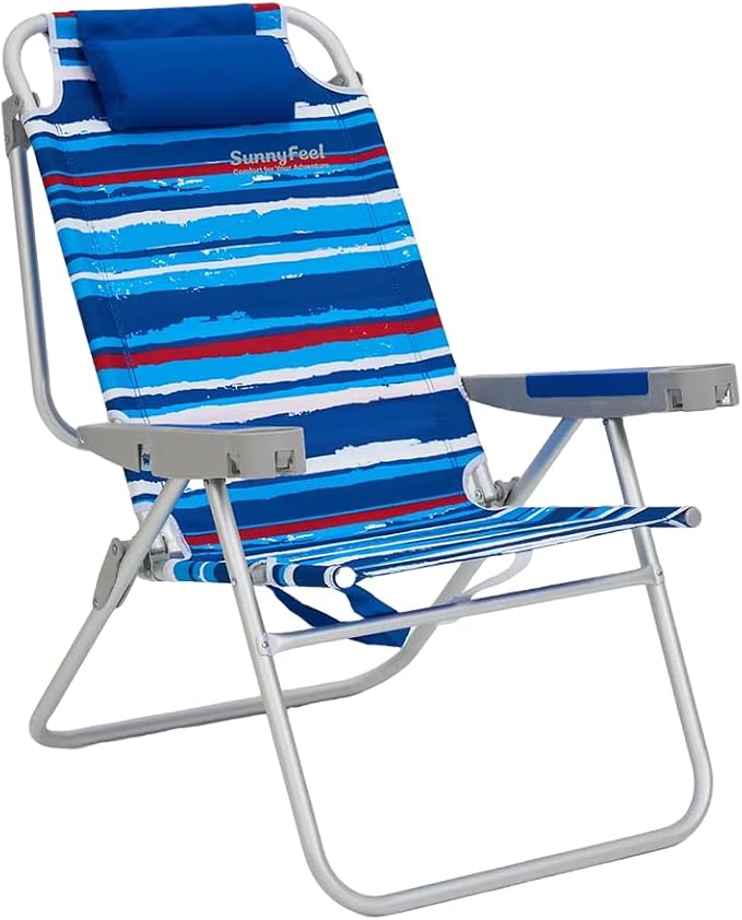 Blue Stripe-180°lies Flat-tall Height
