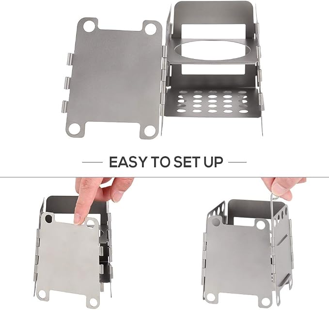 Titanium Wood stove & Alcohol stove