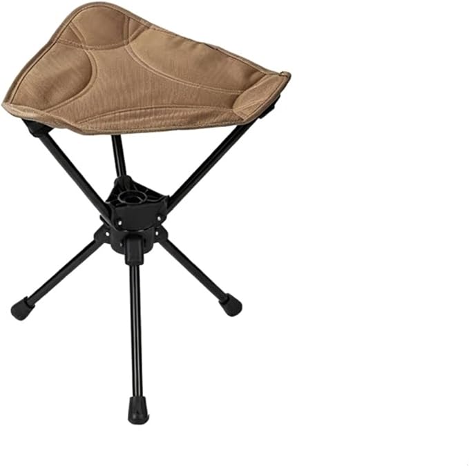 Rotating Tripod Stool / Khaki / With Crossbody Carry Bag