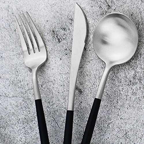 Black Handle Silver