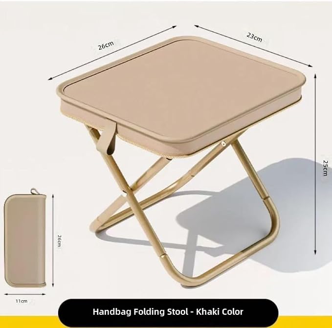 Khaki, Small Folding Stool