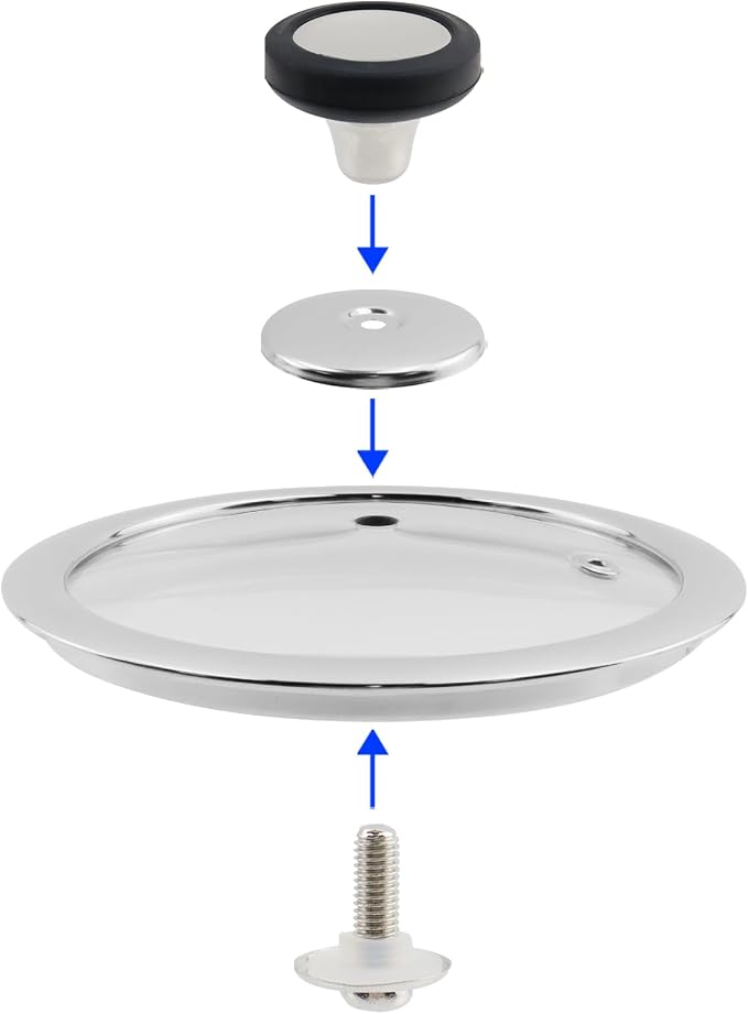 Round black lid