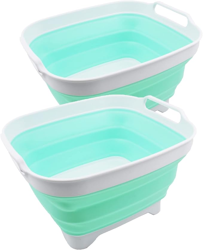 White/Light Green (Set of 2)