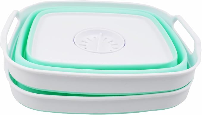 White/Light Green (Set of 2)