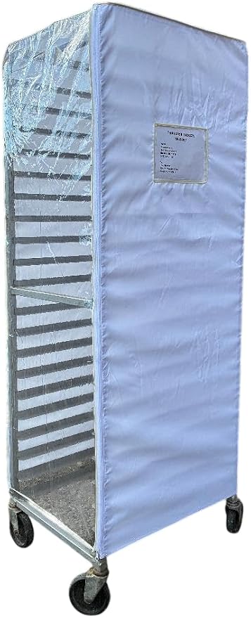 White Waterproof Nylon with 2 Zippers (Large Pocket)