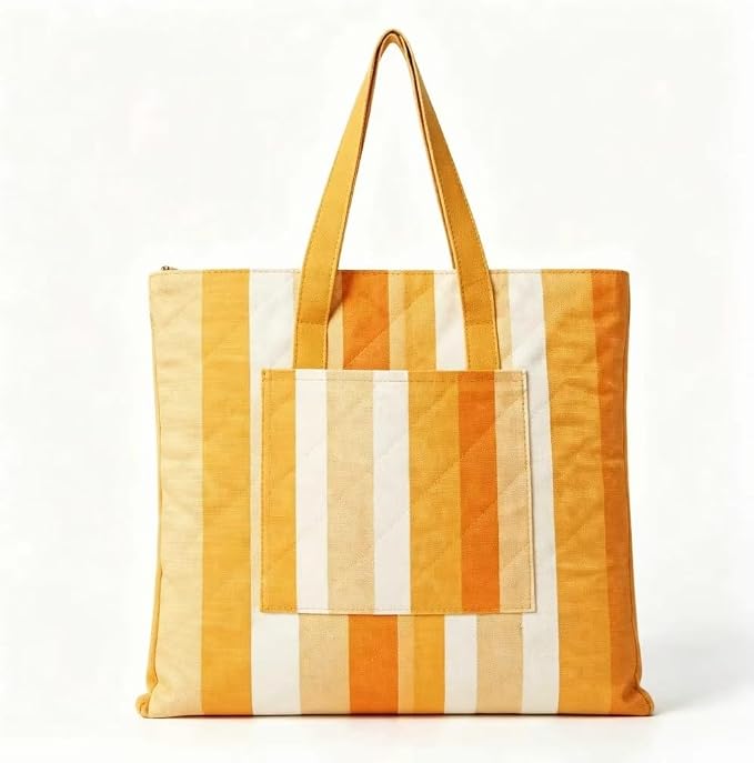 Yellow and White Stripes