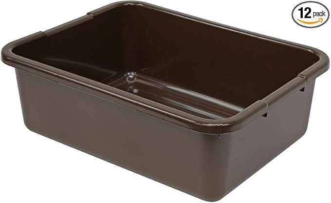 Ribbed Bottom Brown 12 Pack