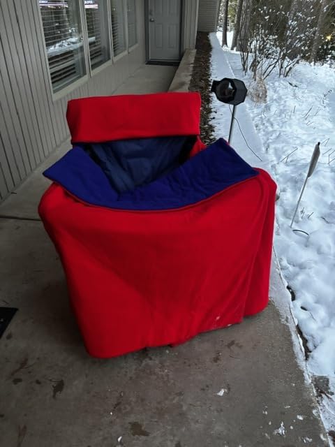 Red and Blue Polar Fleece Reversible