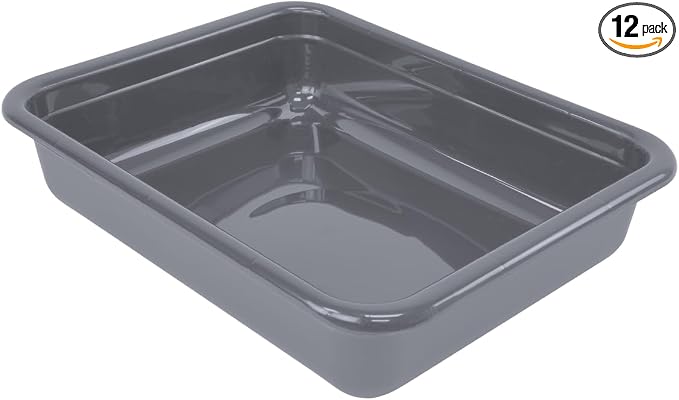 Flat Bottom Gray 12 Pack