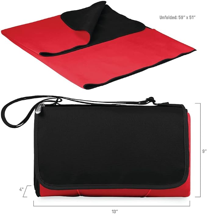 Red with Black Flap