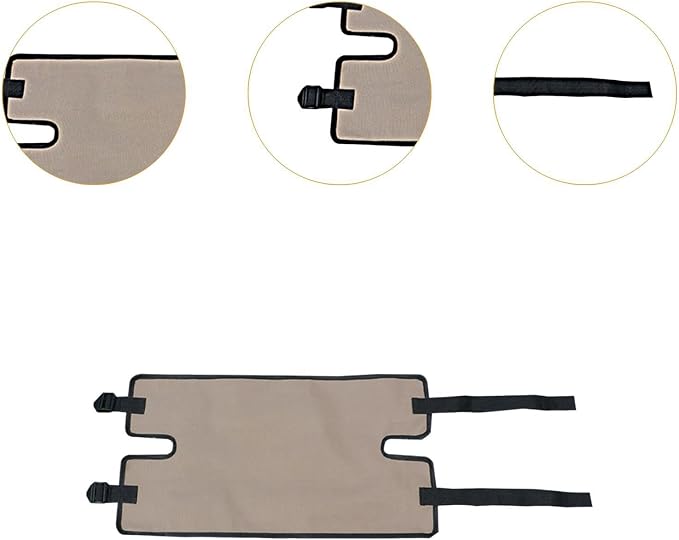 Khaki 37×66cm Seat Cushion