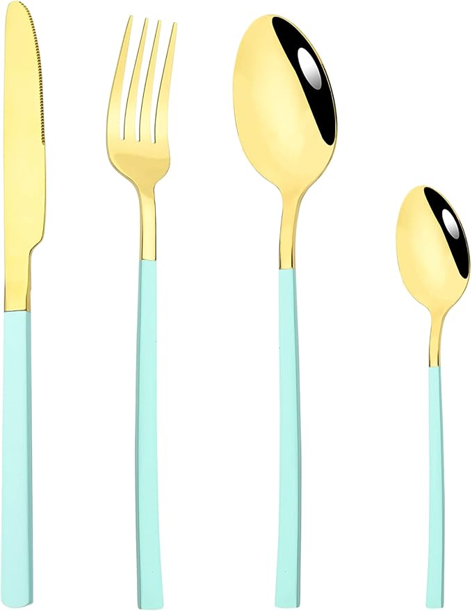 mint green gold