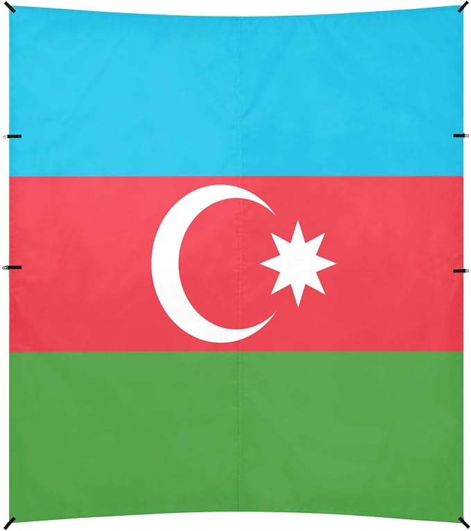 National Flag of Azerbaijan