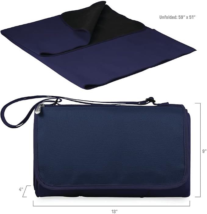 Navy Blue with Black Flap
